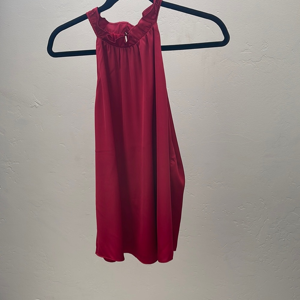 White House Black Market mock neck halter top. NWT